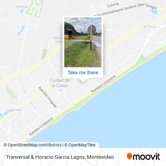 Tranversal & Horacio Garcia Lagos map