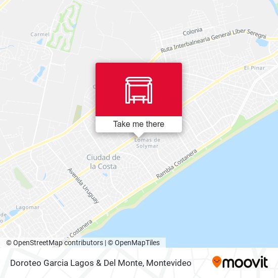 Doroteo Garcia Lagos & Del Monte map