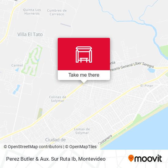 Perez Butler & Aux. Sur Ruta Ib map