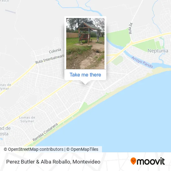 Perez Butler & Alba Roballo map