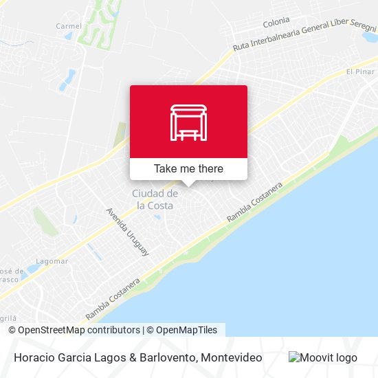 Horacio Garcia Lagos & Barlovento map