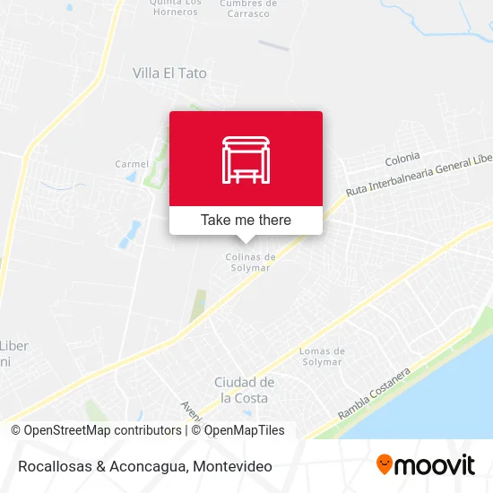 Rocallosas & Aconcagua map