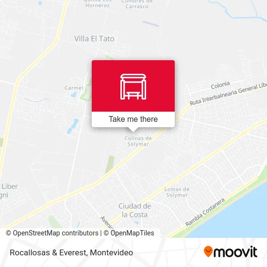 Rocallosas & Everest map