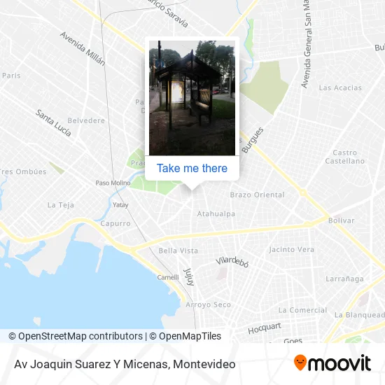 Av Joaquin Suarez Y Micenas map