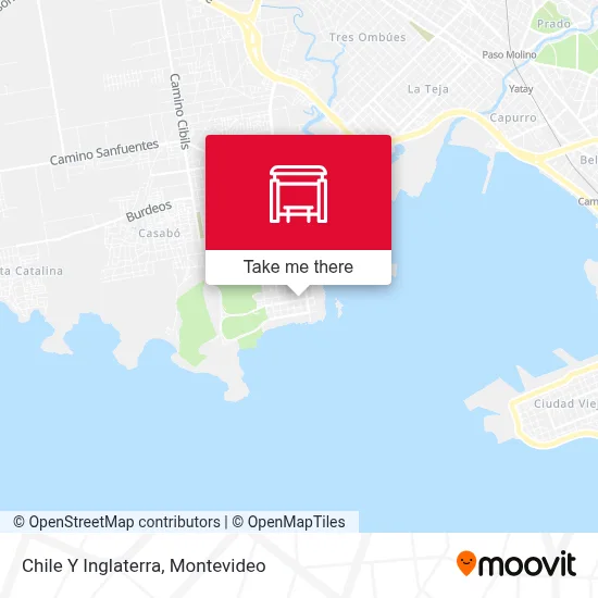 Chile Y Inglaterra map