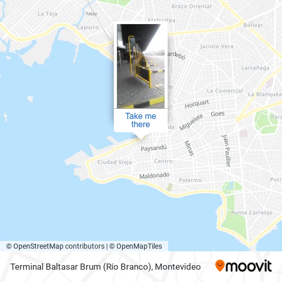 Terminal Baltasar Brum (Río Branco) map