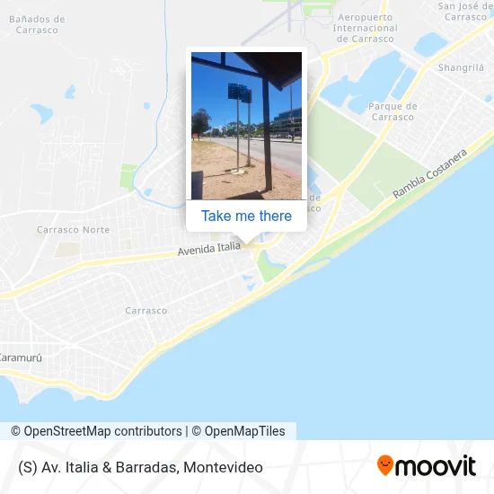(S) Av. Italia & Barradas map