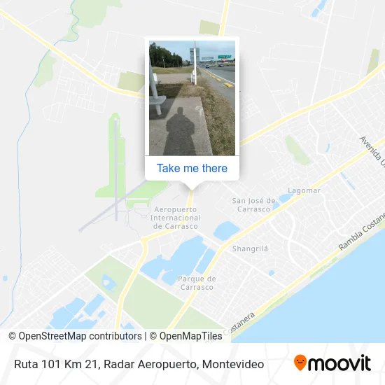 Ruta 101 Km 21, Radar Aeropuerto map