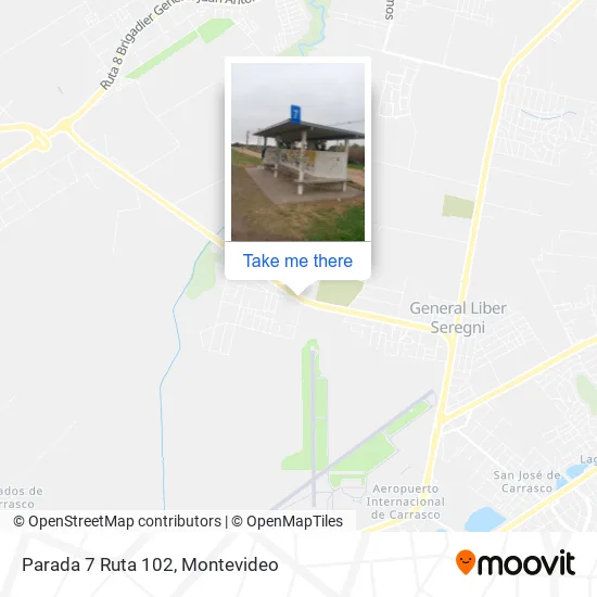 Mapa de Parada 7 Ruta 102
