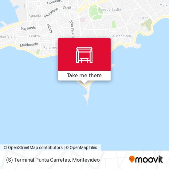 (S) Terminal Punta Carretas map