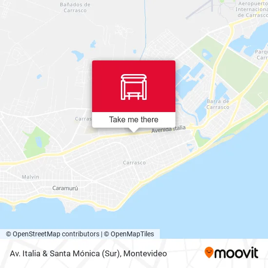 Mapa de Av. Italia & Santa Mónica (Sur)