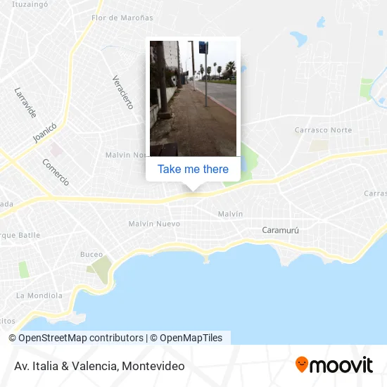 Mapa de Av. Italia & Valencia