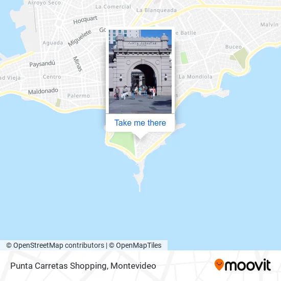 Mapa de Punta Carretas Shopping