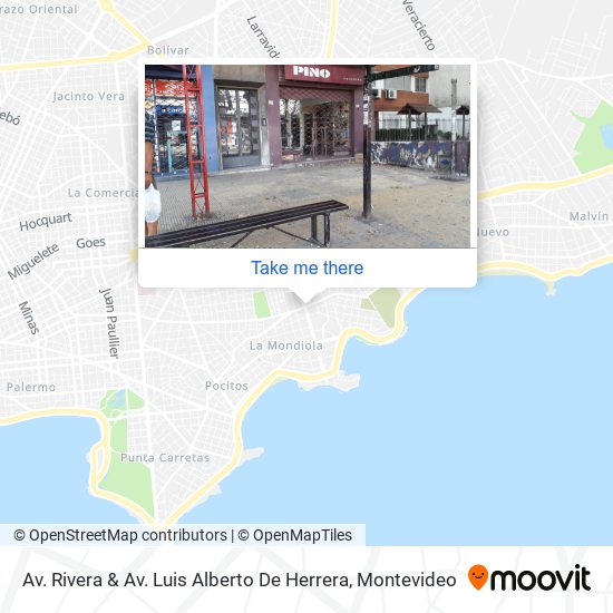 Av. Rivera & Av. Luis Alberto De Herrera map