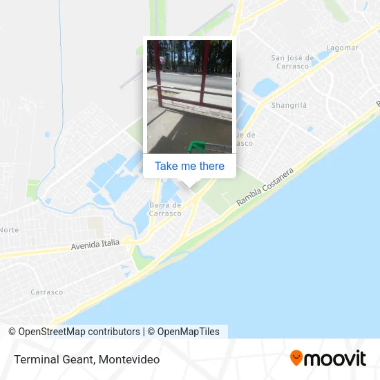 Mapa de Terminal Geant