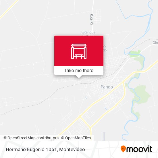 Hermano Eugenio 1061 map