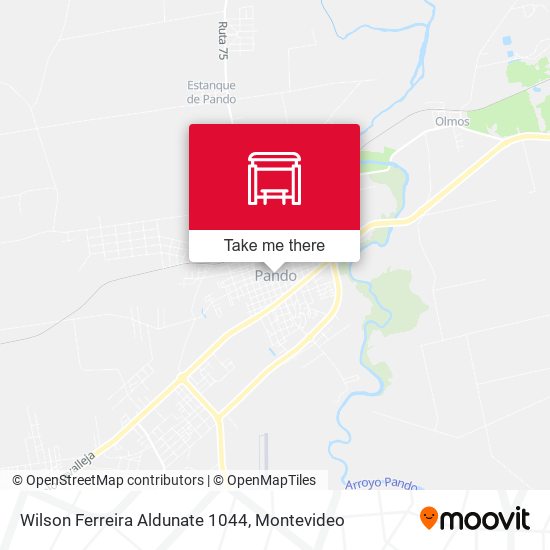 Wilson Ferreira Aldunate 1044 map