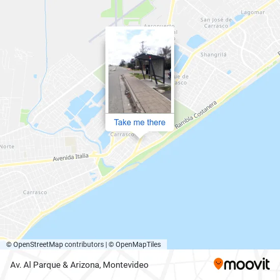 Mapa de Av. Al Parque & Arizona