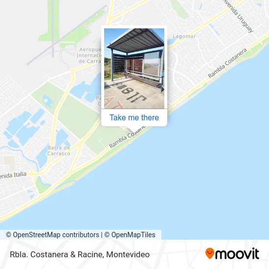 Rbla. Costanera & Racine map