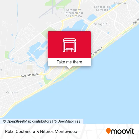 Rbla. Costanera & Niteroi map