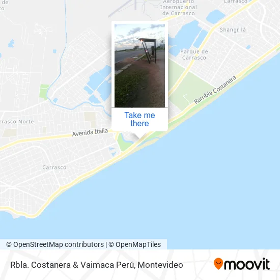 Rbla. Costanera & Vaimaca Perú map