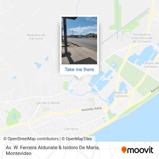 Av. W. Ferreira Aldunate & Isidoro De María map