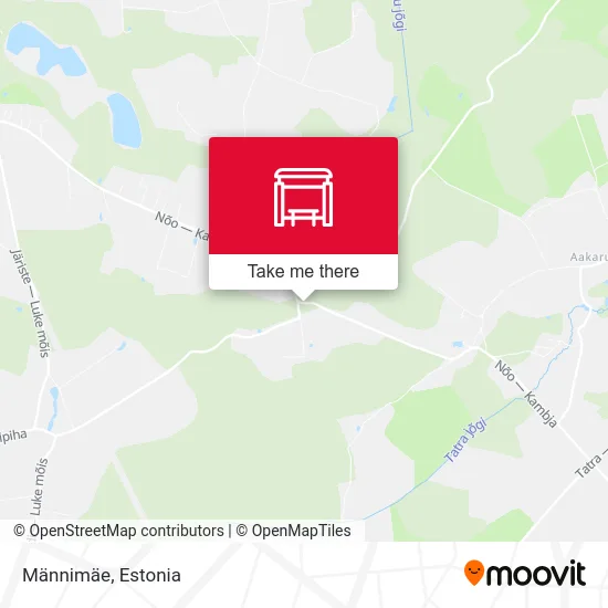 Карта Männimäe