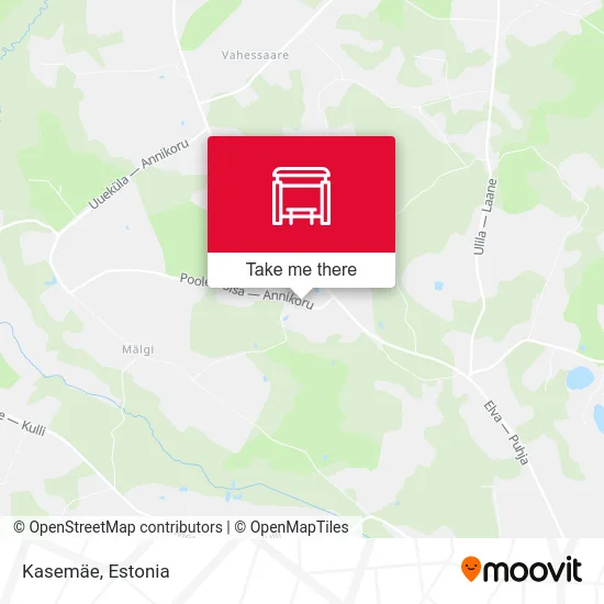 Карта Kasemäe