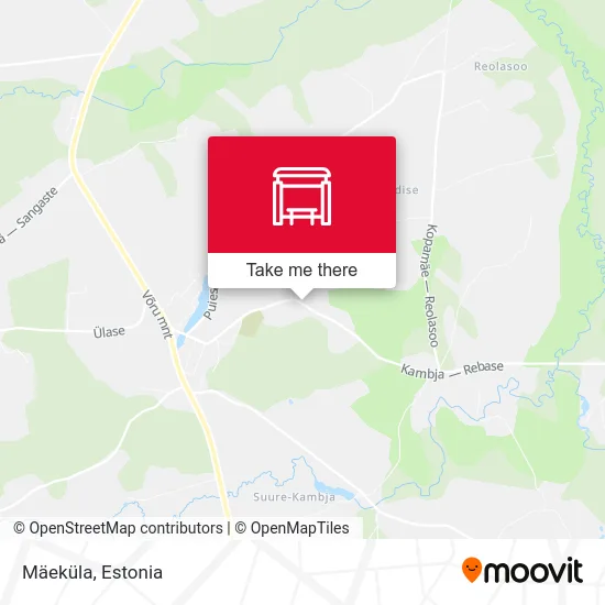 Карта Mäeküla