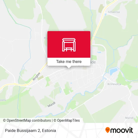 Карта Paide Bussijaam 2