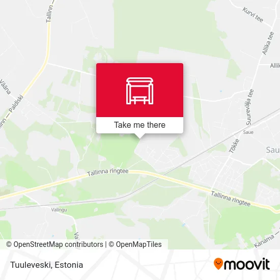 Карта Tuuleveski