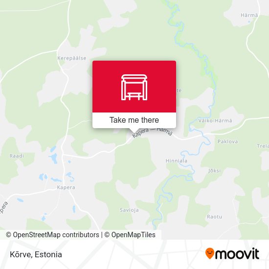 Карта Kõrve