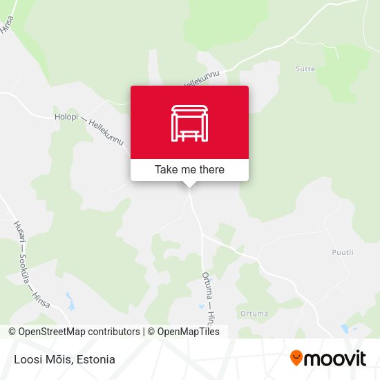 Карта Loosi Mõis