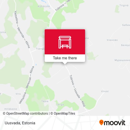 Карта Uusvada