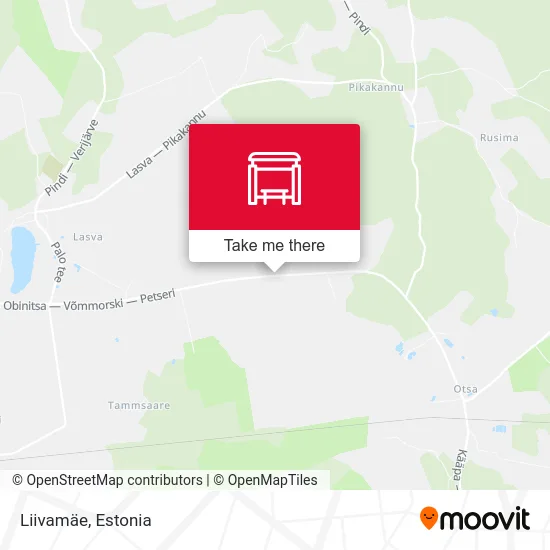 Карта Liivamäe