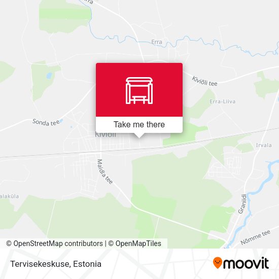 Карта Tervisekeskuse