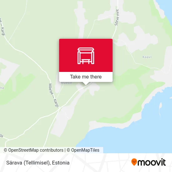 Карта Särava (Tellimisel)