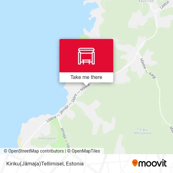 Карта Kiriku(Jämaja)Tellimisel