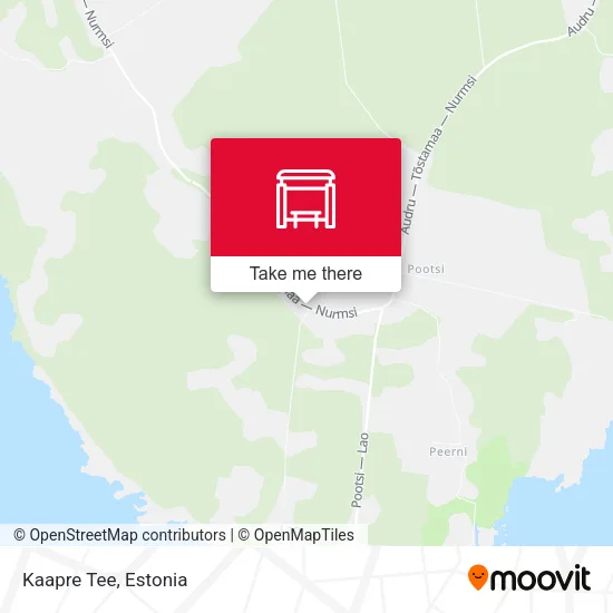 Карта Kaapre Tee