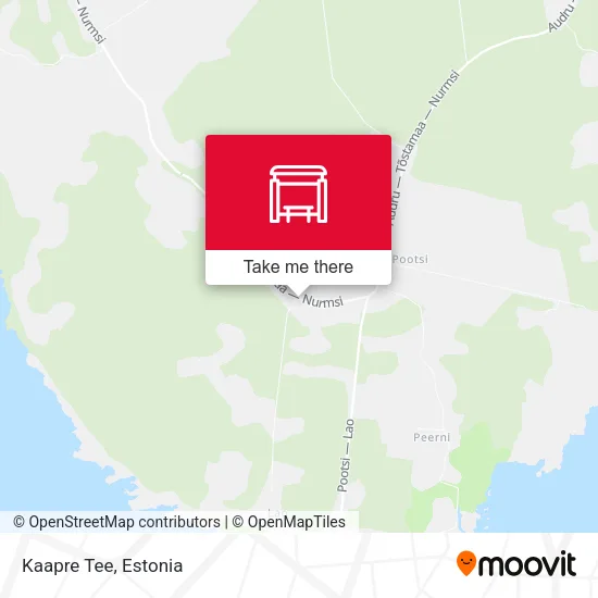 Карта Kaapre Tee