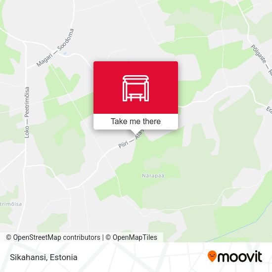 Карта Sikahansi