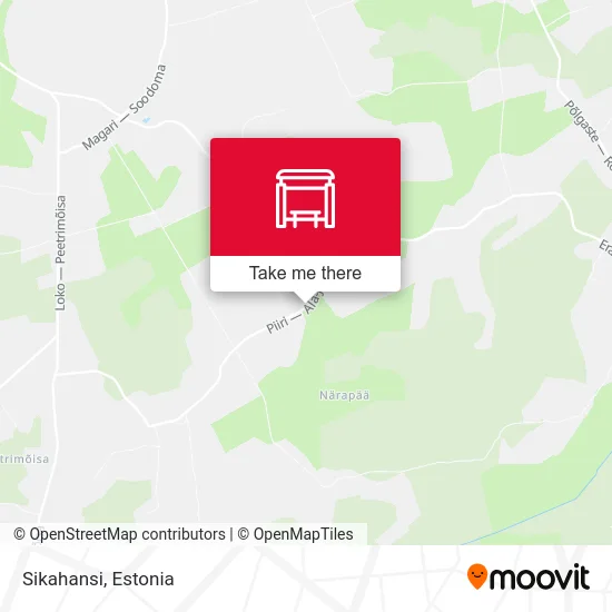 Карта Sikahansi