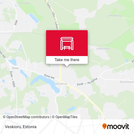 Карта Veskioru