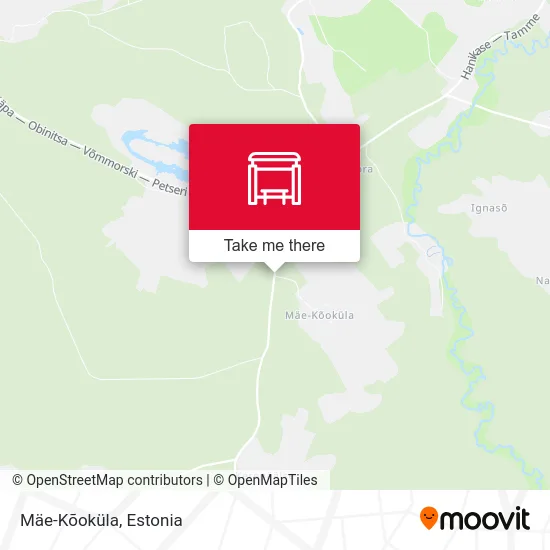 Карта Mäe-Kõoküla
