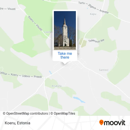 Карта Koeru