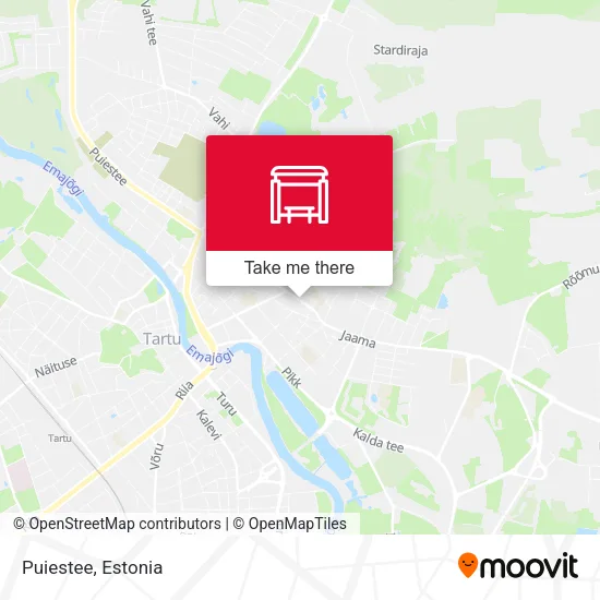 Карта Puiestee