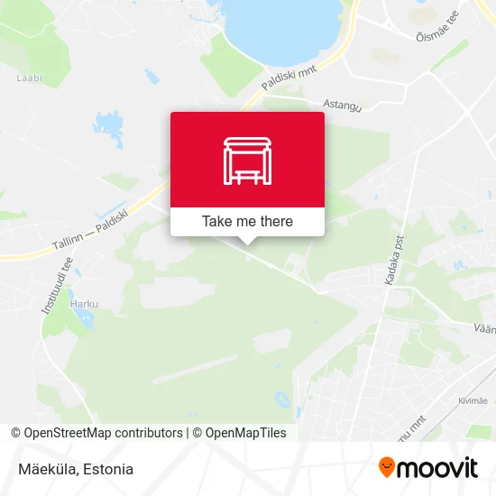 Карта Mäeküla
