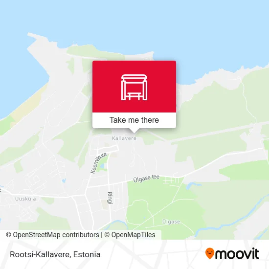 Карта Rootsi-Kallavere