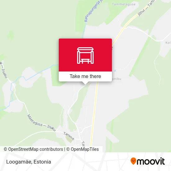 Карта Loogamäe