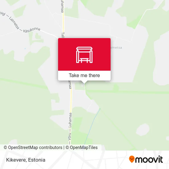 Карта Kikevere